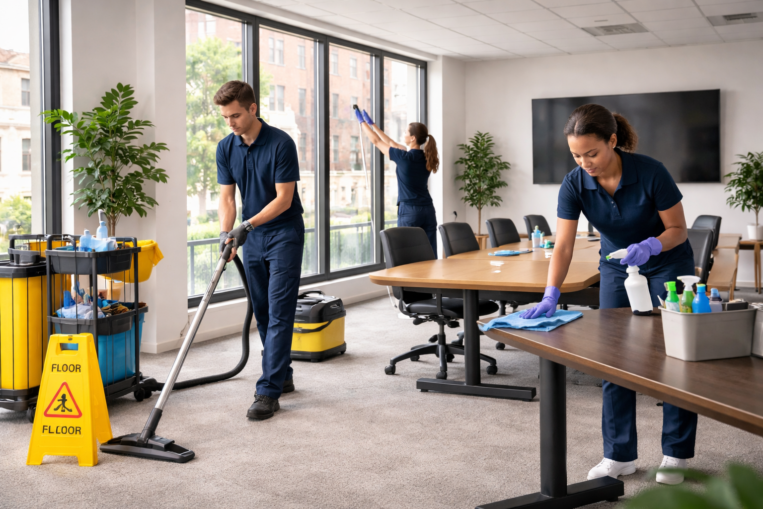What Does Professional Commercial Cleaning in West Village Include